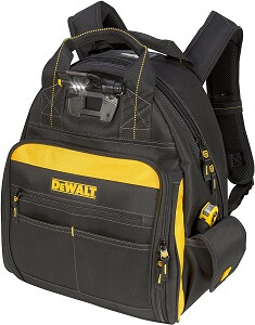 DEWALT DGL523 Lighted Tool Backpack Bag