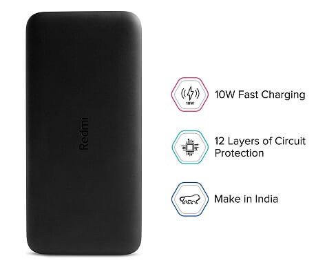 Redmi 10000 mAh Fast Charging Slim Power Bank