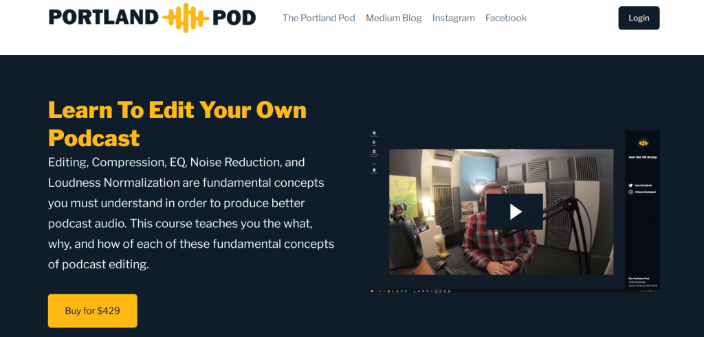 Learn To Edit Your Podcast website
