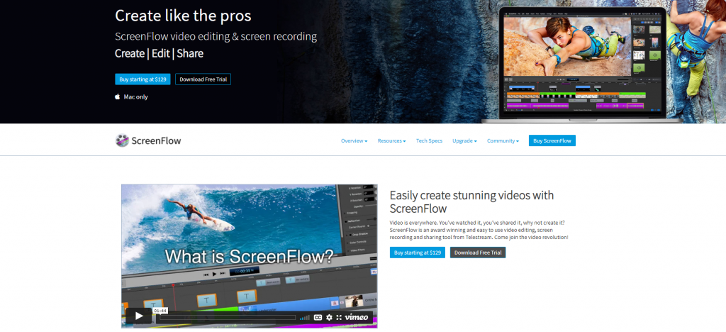 ScreenFlow on Telestream