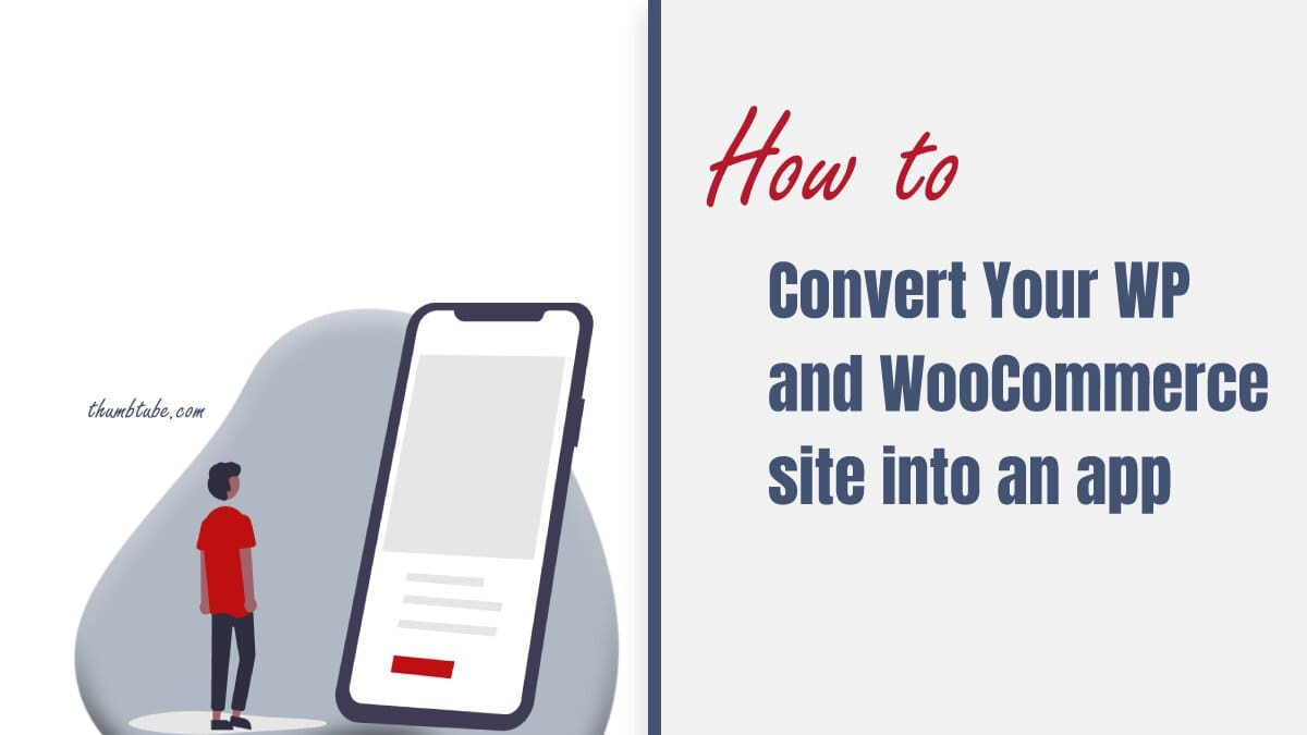 Convert your WP WooCommerce site into an app