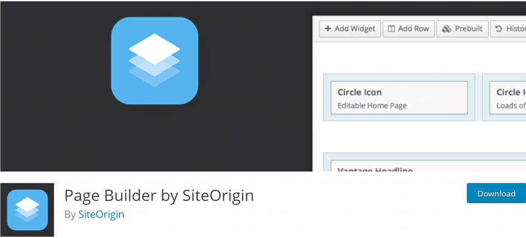 Page Builder by Site Origin 