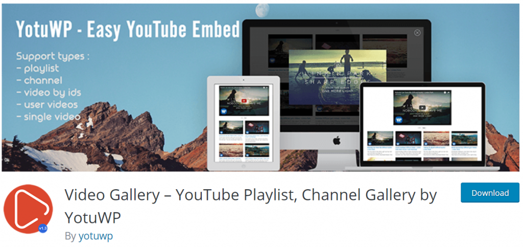 Video Gallery by yotuwp banner