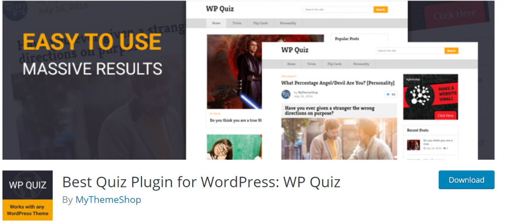 WP Quiz banner