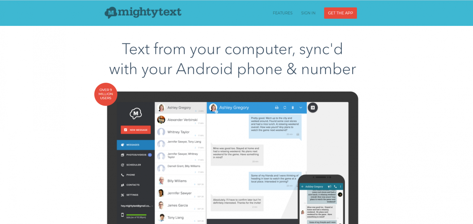 install mightytext chrome extension