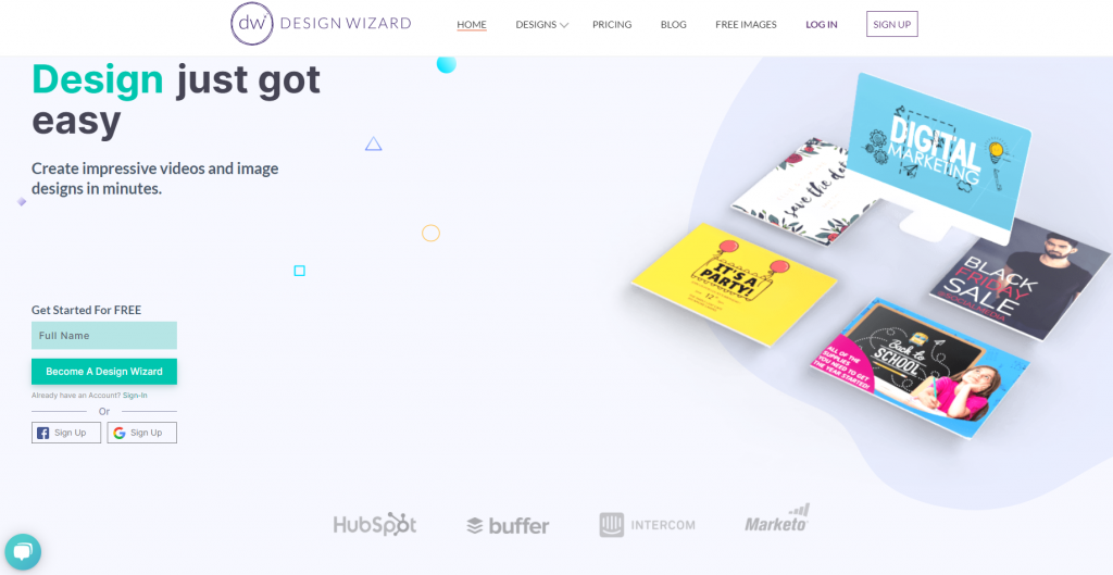 DesignWizard homepage