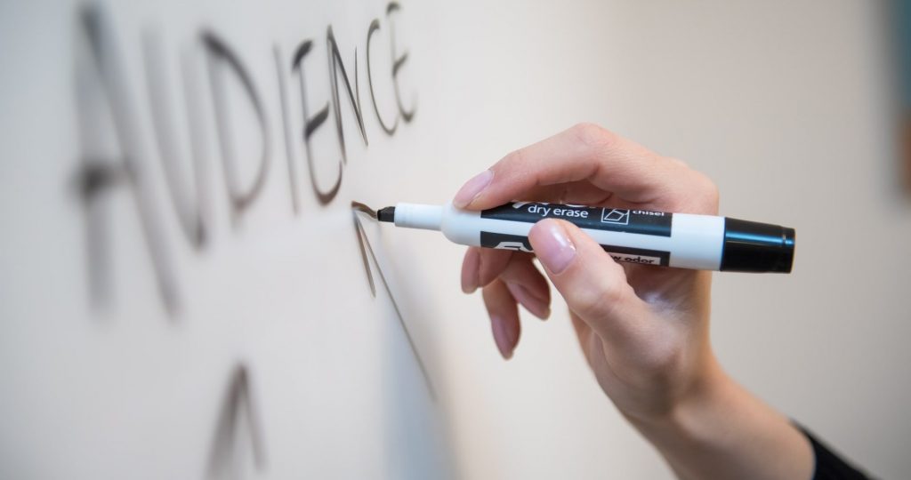 Writing on whiteboard