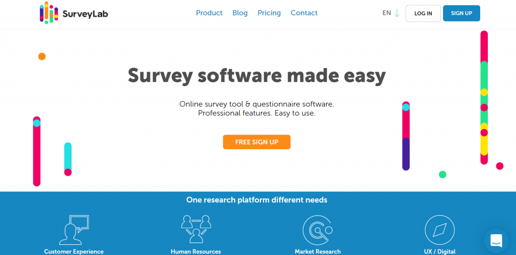 Survey Lab homepage