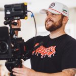 Gordon Cowie films and Revi Video on set of a TV pilot.