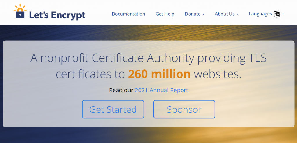 Let's Encrypt website