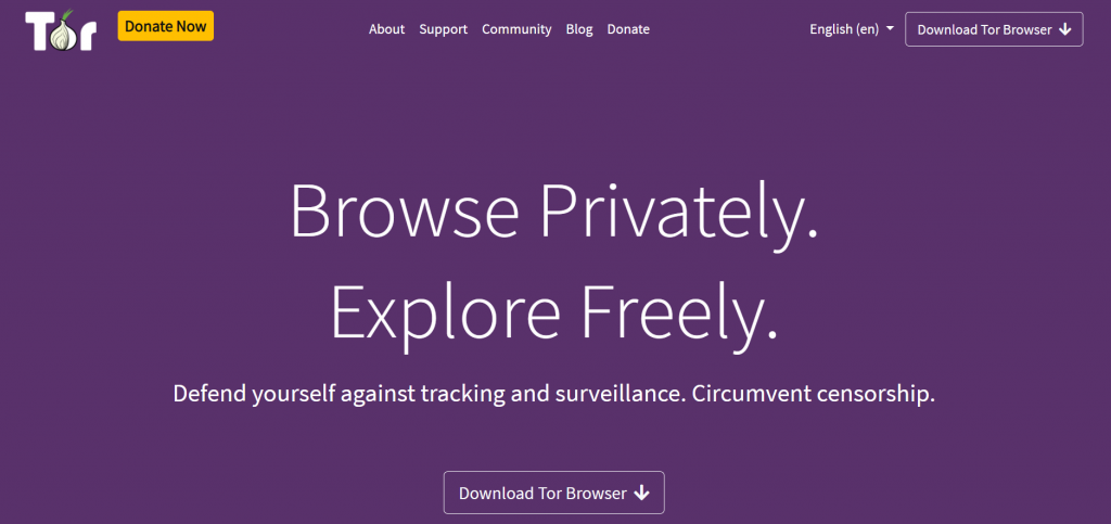Tor website
