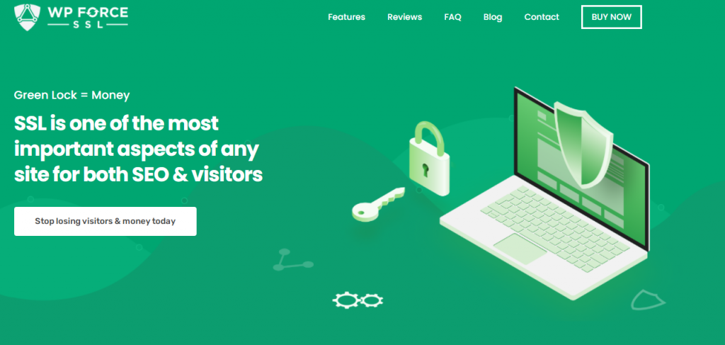 WP Force SSL homepage