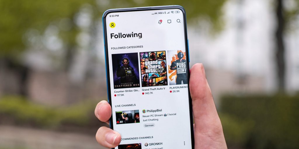 Twitch! Game Live Streaming in App.