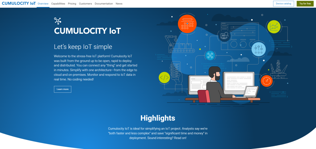 Cumulocity website