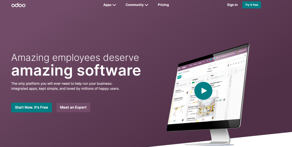 Odoo website