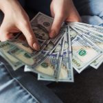 banknotes in hand